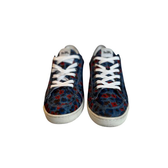 Coach Porter Floral Print Sneakers Women's Size 10B Feminine Preppy - Picture 3 of 9